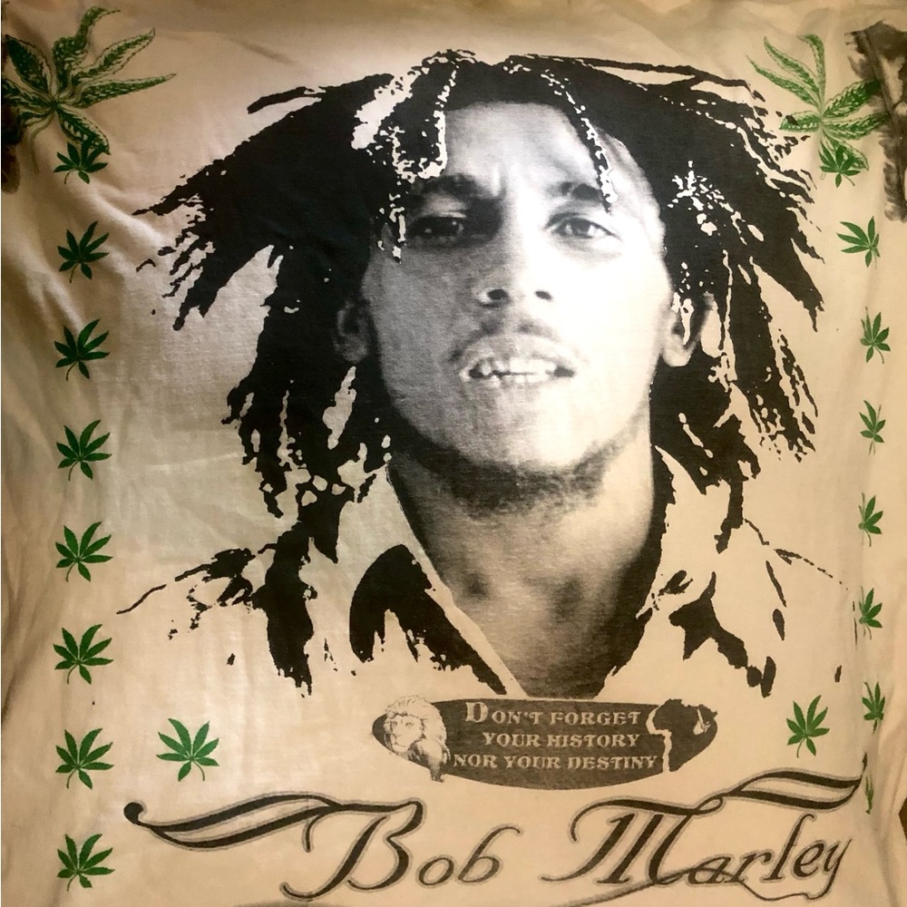 RARE- 1990’s- ACCESS 2XL- BOB MARLEY GRAIL GRAPHIC T-SHIRT WEED MUSICIAN BAND